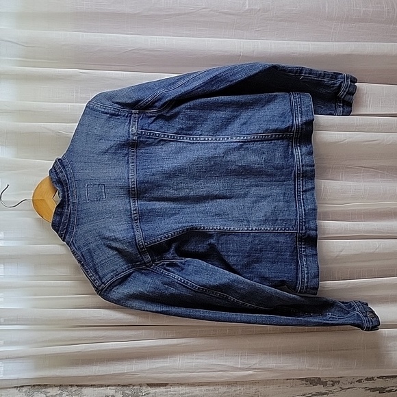 J. Crew Factory Short Denim Jacket Size M - Picture 5 of 8